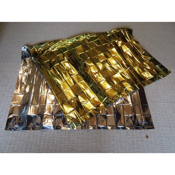 レスキューシート 213×137cm 金・銀2way (100円ショップ 100円均一