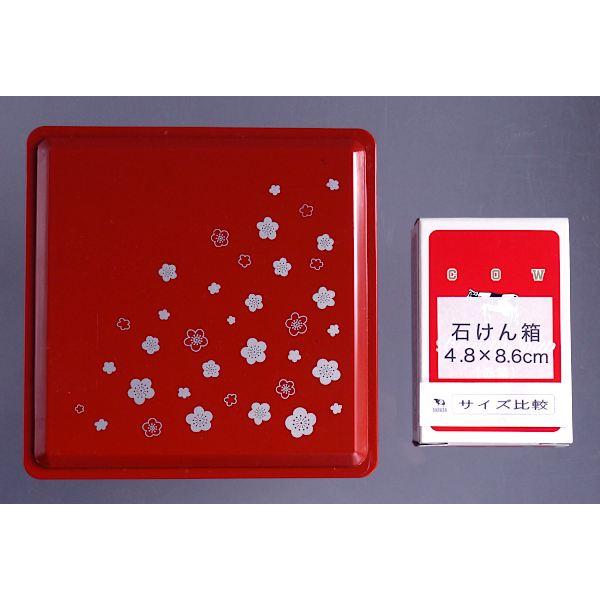 重箱 朱 13.5×13.5×高さ5.5cm : 100円雑貨&日用品卸-BABABA - 通販