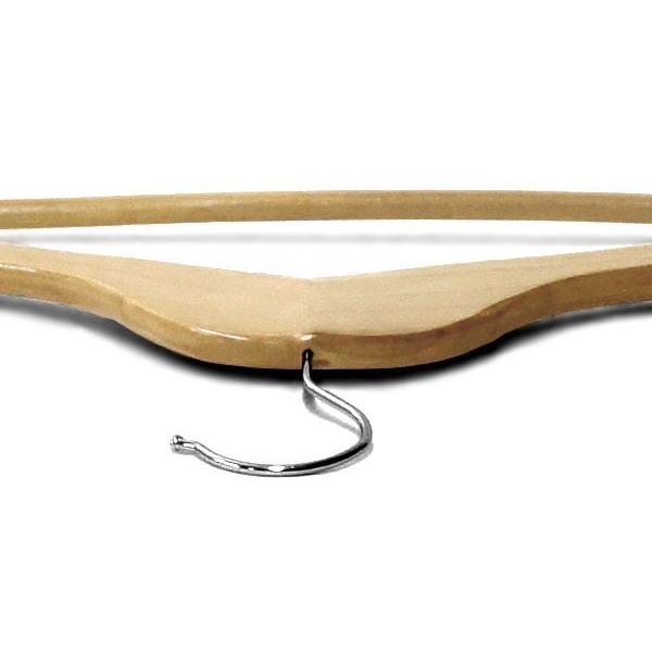 木製ハンガー ナチュラルカラー 44.5×高さ22.5cm (100円ショップ 100円