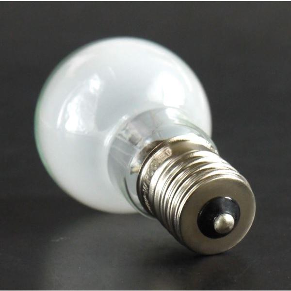 ミニクリプトン電球 ホワイト 40W 口金E17 直径3.5×6.7cm : 100円雑貨