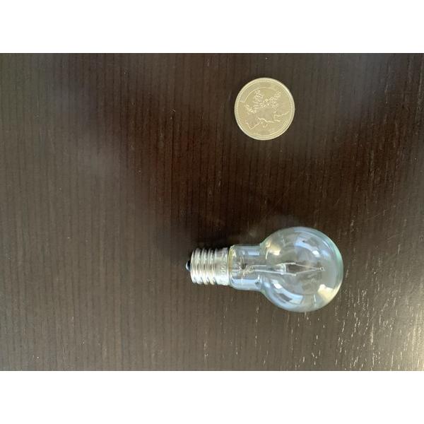 ミニクリプトン電球 クリア 40W 口金E17 (100円ショップ 100円均一
