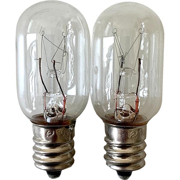 電球 ナツメ5W E−12口金 クリア 2個入 (100円ショップ 100円均一