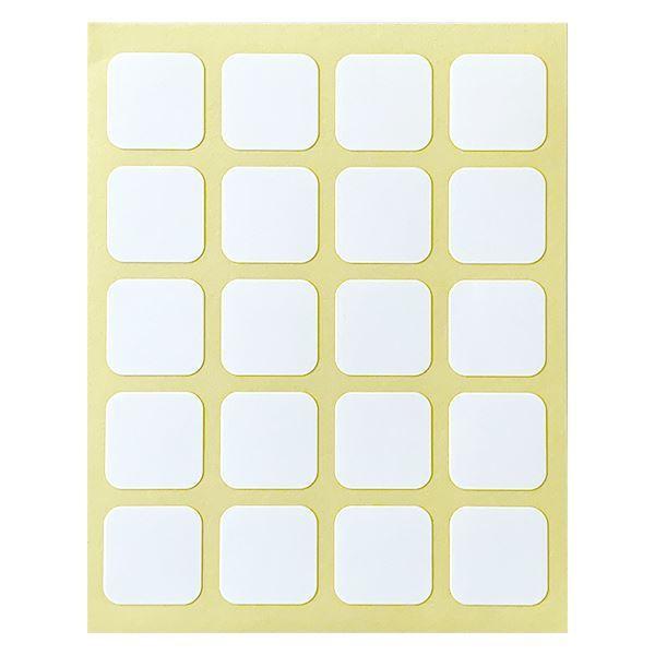 タグ用なまえシール 強粘着 1.9×1.9cm 60枚入 (100円ショップ 100円
