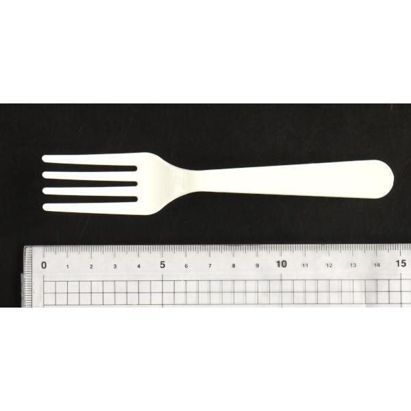 フォーク ポリスチレン製 白 14.5cm 10本入 (100円ショップ 100円均一