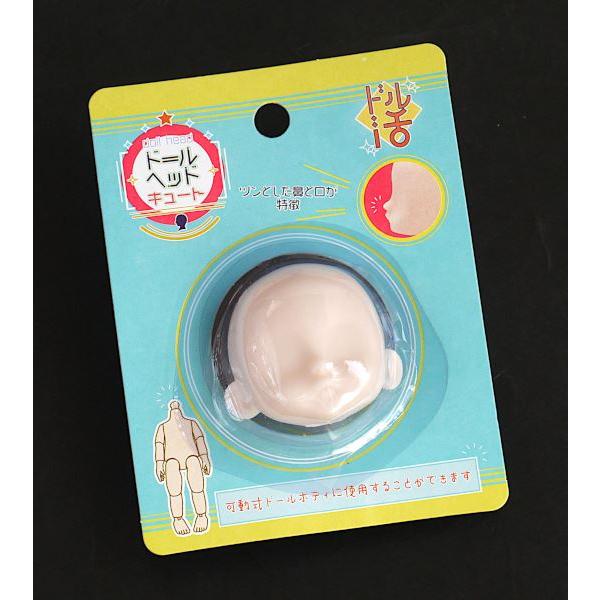 ドールヘッド キュート ドル活 4.4×4.8×4.8cm (100円ショップ 100円
