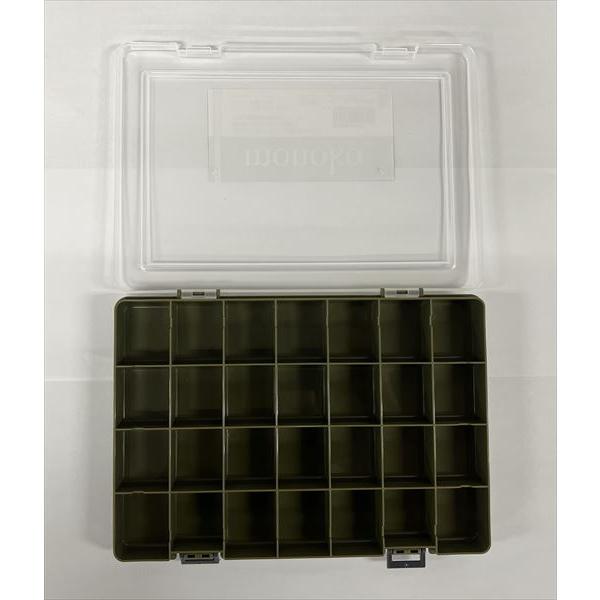 小物ケース マルチケース monoko28 オリーブ 14.5×21×厚み2cm : 100円雑貨&日用品