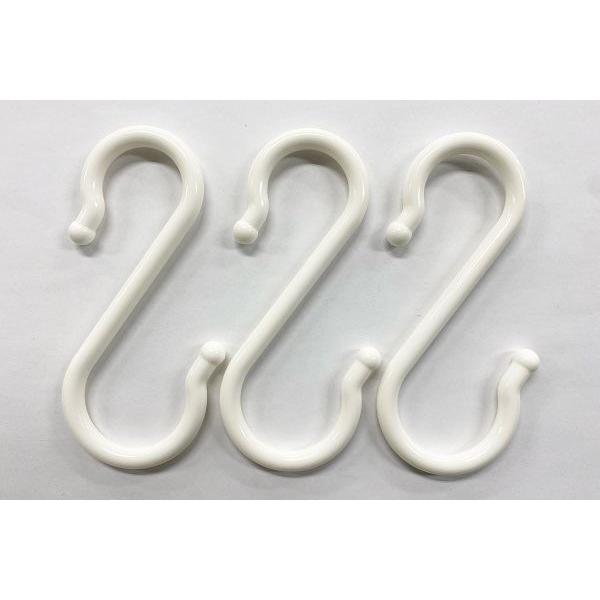 S字フック フリーハンガー 大(7.6×16cm) 3個入 ［色指定不可］ (100円