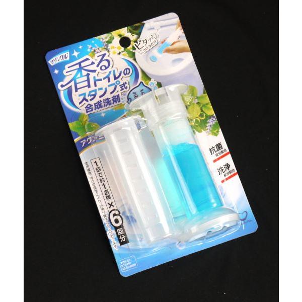 香るトイレのスタンプ式合成洗剤 クリンクル アクアミントの香り 6回分