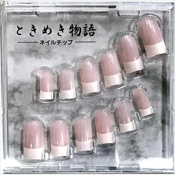 ネイルチップ ときめき物語 12枚 ［色指定不可］ (100円ショップ 100円  
