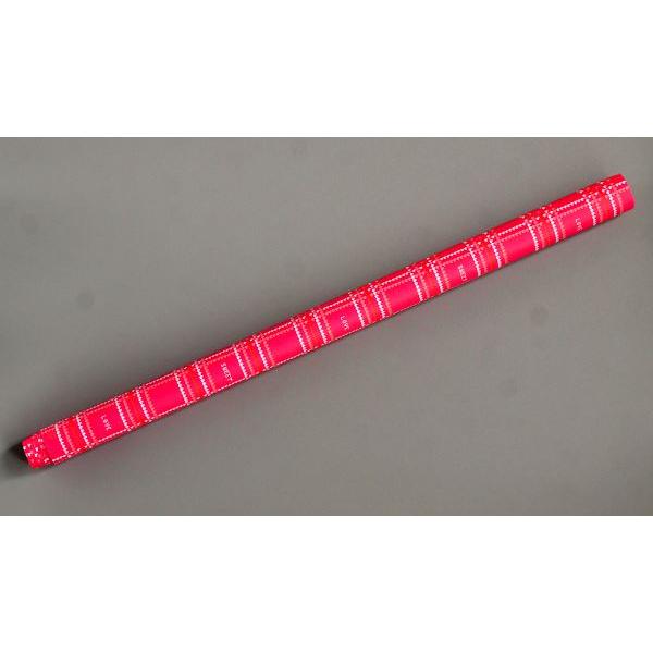 ラッピングペーパー ハートチェック 75.7×53cm 2枚入 (100円ショップ