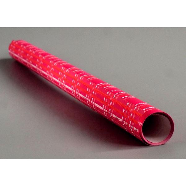 ラッピングペーパー ハートチェック 75.7×53cm 2枚入 (100円ショップ