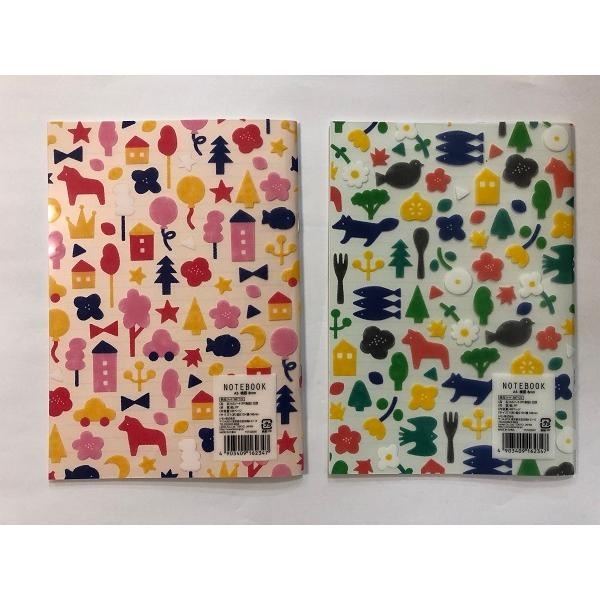 ノート ポリプロピレン表紙 北欧 ａ５サイズ 横罫８ｍｍ ４８ページ 柄指定不可 2rmn 100円雑貨 日用品卸 Bababa 通販 Yahoo ショッピング