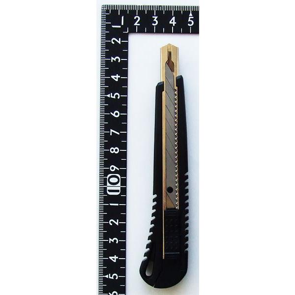 カッターナイフ DXオートストッパー式細工用鋭角刃 小(13.5cm) ［色