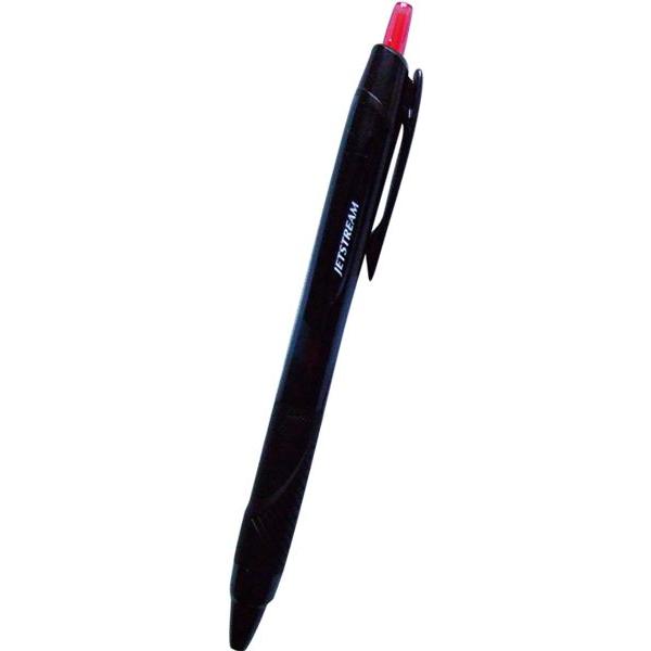 油性ボールペン ジェットストリーム ボール径0.38mm 赤 : 100円雑貨