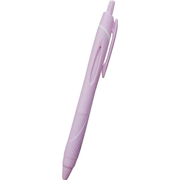 油性ボールペン ジェットストリーム ボール径0.5mm 黒 ソフトパープル