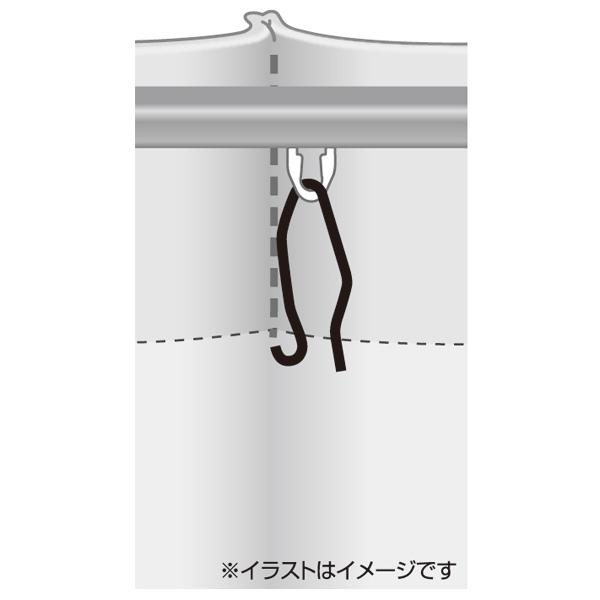 カーテンフック ｂ レール ポールが隠れる １０本入 2siw 100円雑貨 日用品卸 Bababa 通販 Yahoo ショッピング