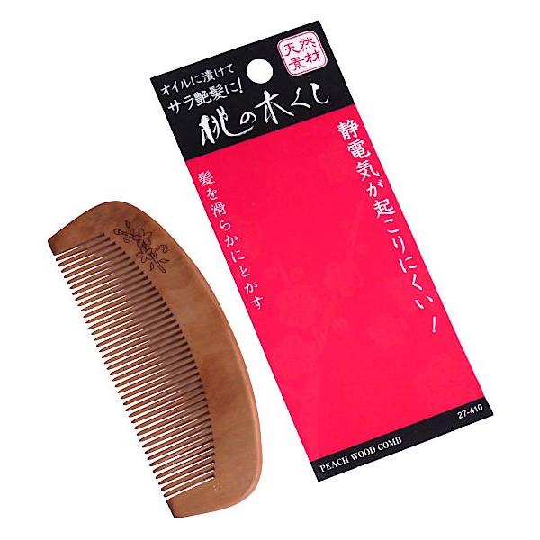 確認♡♡桃の木クシ 桃の木トキ櫛 (100円ショップ 100円均一 100均一 100均) : 100円雑貨