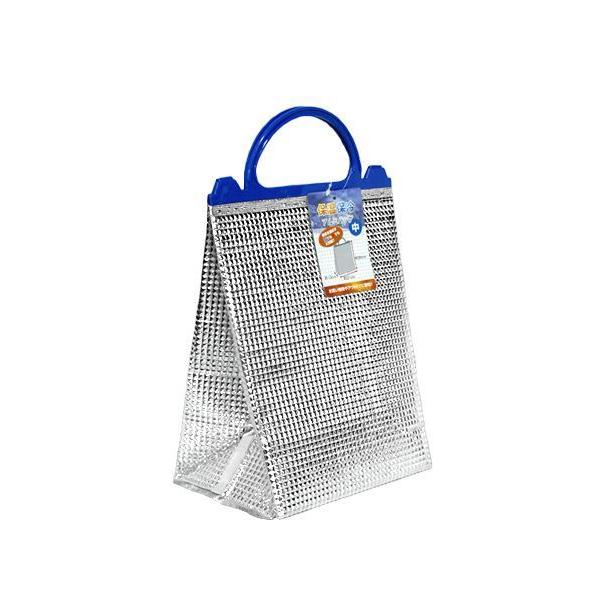 保冷・保温アルミバッグ 中サイズ(21×26×マチ13cm) (100円ショップ 100円均一 100均一 100均) | 