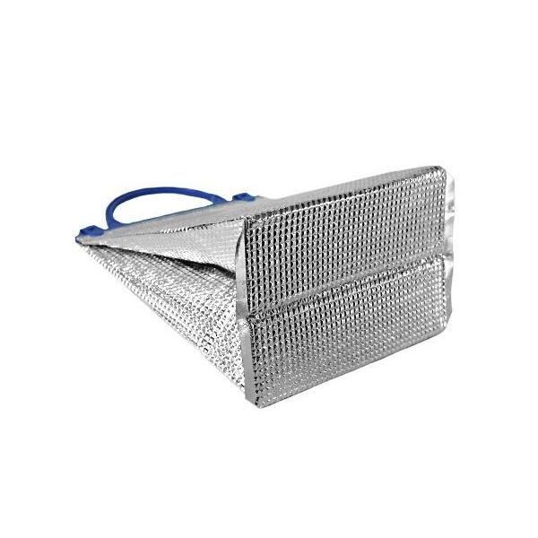 保冷・保温アルミバッグ 中サイズ(21×26×マチ13cm) (100円ショップ 100円均一 100均一 100均) |  | 03