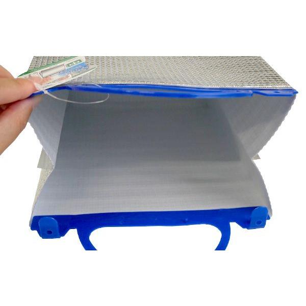 保冷・保温アルミバッグ 中 21×26×マチ13cm (100円ショップ 100円均一