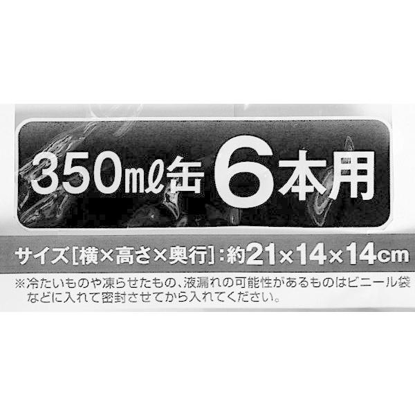 保温・保冷バッグ 350ml缶6本用 21×14×高さ14cm (100円ショップ 100円均一 100均一 100均)｜kawauchi｜14