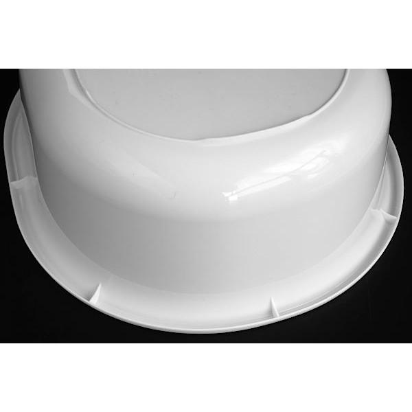 オーバル型洗桶 ホワイト 容量5.3L : 100円雑貨&日用品卸-BABABA