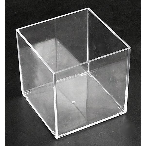 積み重ねて使えるケース キューブ 7.9×7.9×高さ7.9cm (100円ショップ