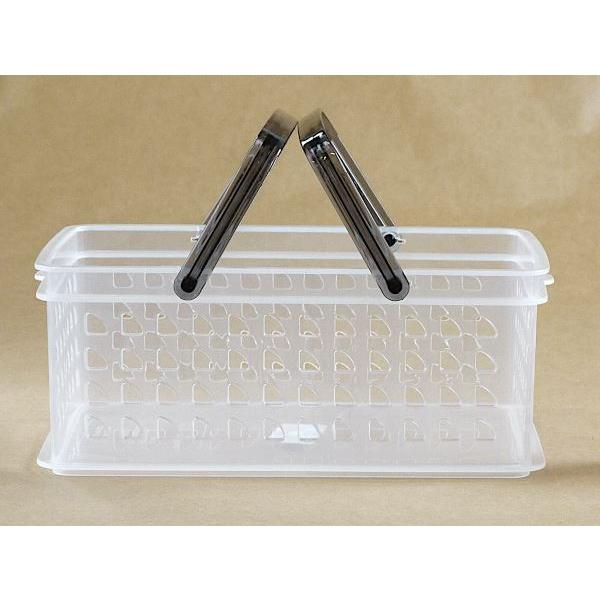 aカラーバスケット 持ち手付 22.4×14.2×高さ8.8cm [色指定不可 aカラーバスケット 持ち手付 22.4×14.2×高さ8.8cm [色指定不可