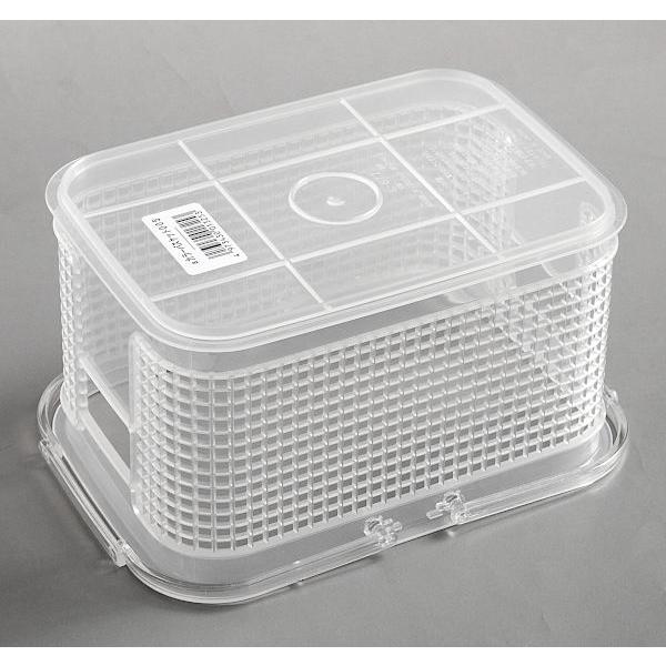 カラーバスケット 持ち手付 19.4×13.7×高さ10.5cm ［色指定不可
