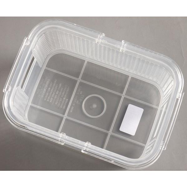 カラーバスケット 持ち手付 19.4×13.7×高さ10.5cm ［色指定不可］ (100