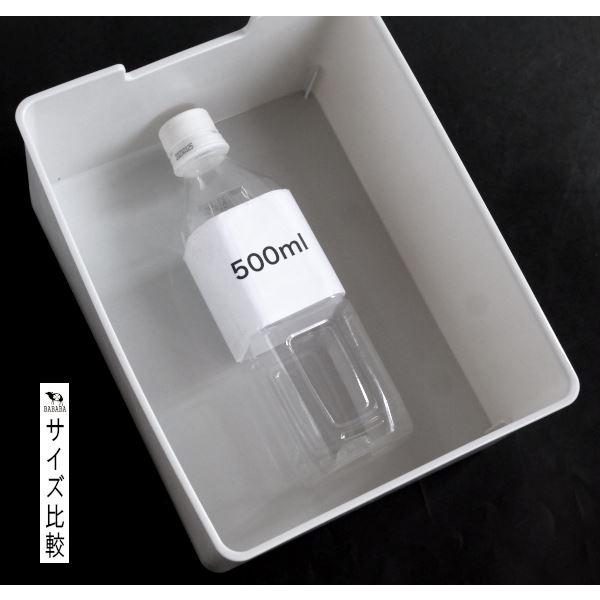 ストレージボックス グレー レギュラー(19.2×25.5×高さ10.9cm) : 100円