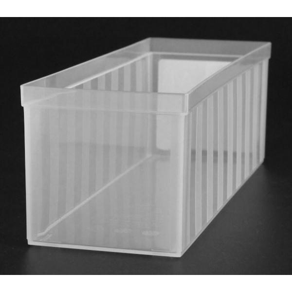 A4バインダーボックス クリア 8.9×25.7×高さ8.6cm (100円 A4バインダーボックス クリア 8.9×25.7×高さ8.6cm (100円