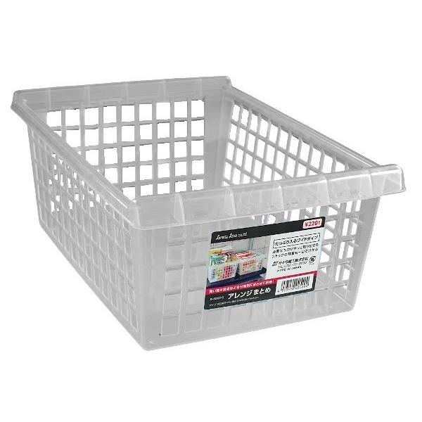 アレンジ まとめ クリア 24.3×34.3×高さ14.2cm : 100円雑貨&日用品卸