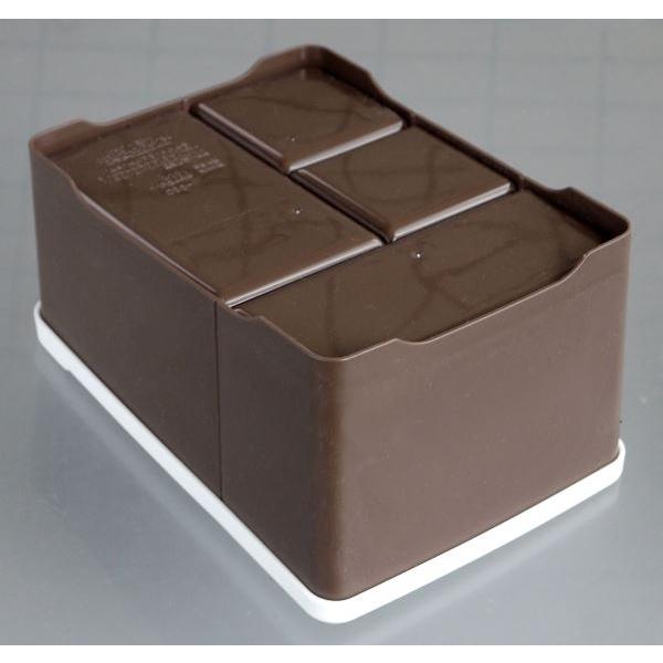リモコンボックス ブラウン 13.8×18.8×高さ10.2cm : 100円雑貨&日用品