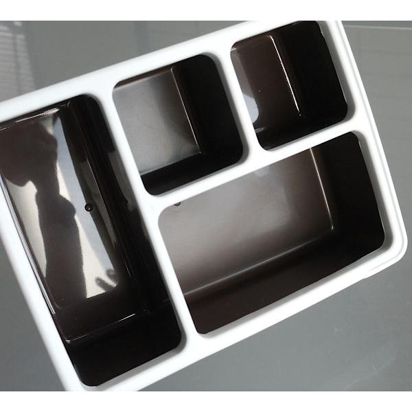リモコンボックス ブラウン 13.8×18.8×高さ10.2cm : 100円雑貨&日用品