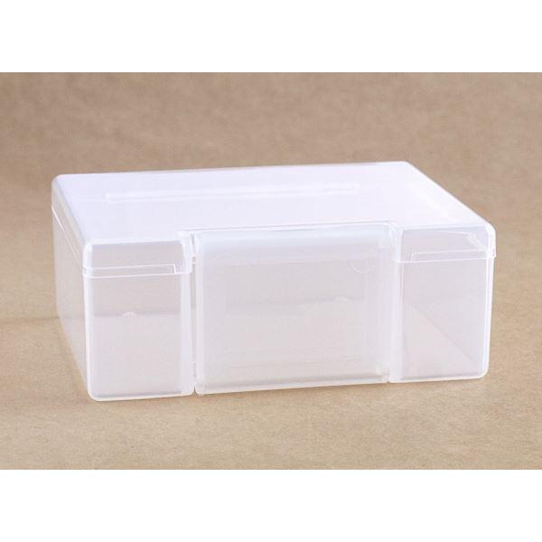トレーディングカードケース 100枚収納可 クリア 8×9.9×高さ4cm (100円