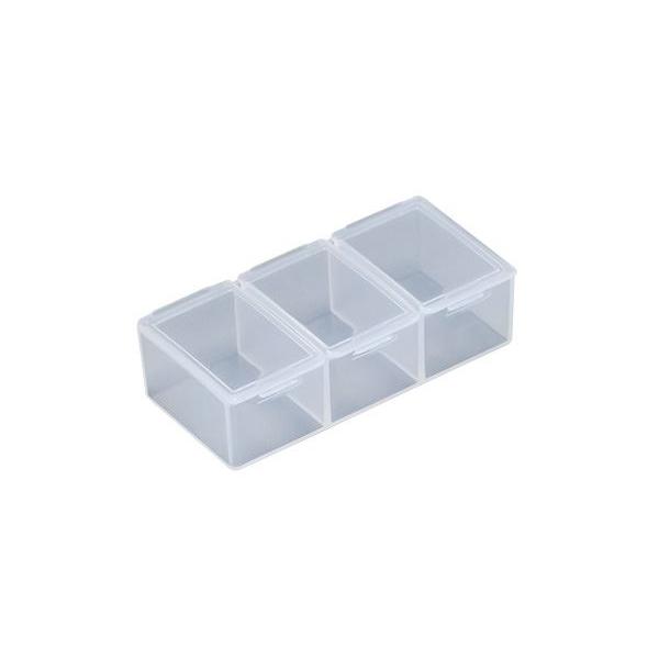 並べてカスタム小物収納ケース インナーD クリア 3.3×6.6×高さ1.8cm 3