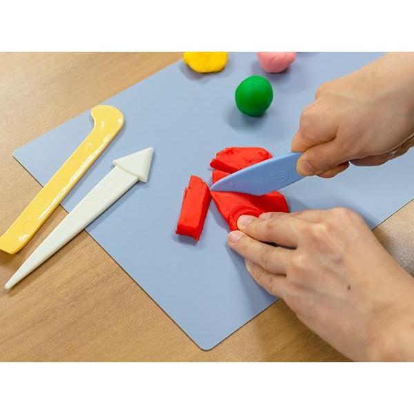 お値段均一様 ねんどボード ブルー A4サイズ(21×29.7cm) (100円ショップ 100円均一