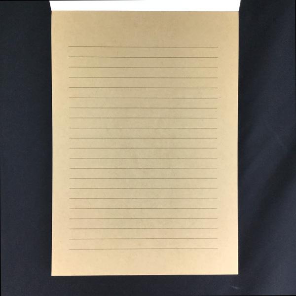 便箋 クラフト紙 ａ５サイズ 横８ｍｍ罫２０行 ７０枚 2snn 100円雑貨 日用品卸 Bababa 通販 Yahoo ショッピング