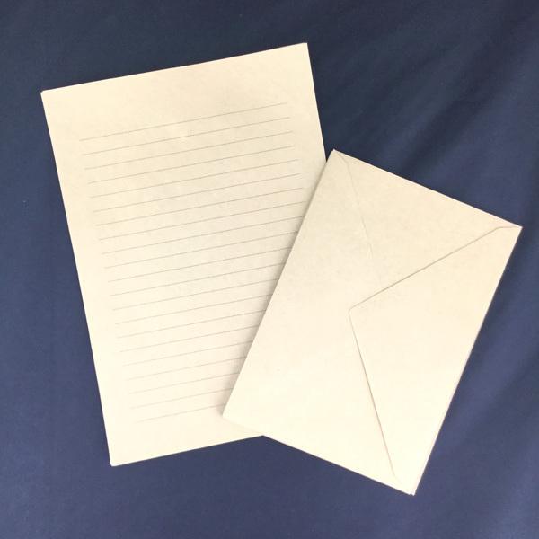レターセット クラフト紙 ａ５サイズ 便箋１２枚 封筒６枚入 2snn 100円雑貨 日用品卸 Bababa 通販 Yahoo ショッピング
