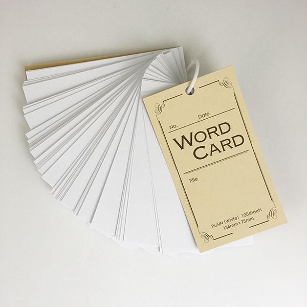ワードカード １３ ４ ７ ５ｃｍ 無地 １００枚 2snn 100円雑貨 日用品卸 Bababa 通販 Yahoo ショッピング
