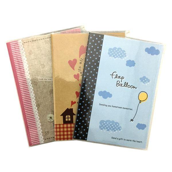 高速配送 カバー付ノート ジッパーポケット付 １４ ３ ２０ ５ｃｍ ａ罫 ３２枚 柄指定不可