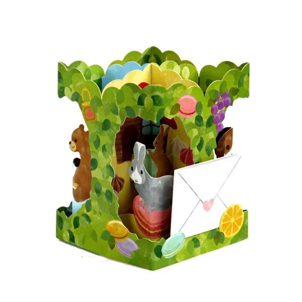 メッセージカード 立体カード 封筒付 種類指定不可 本命ギフト