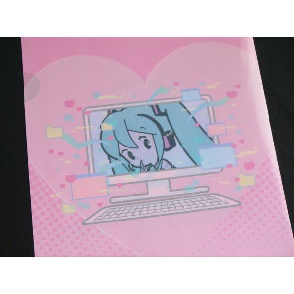 初音ミク A4クリアホルダー プチシリーズ ［色柄指定不可］ (100円