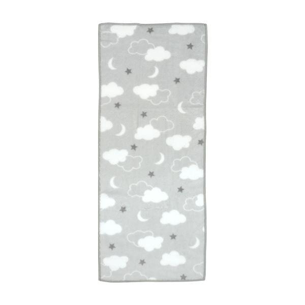 ふんわりフェイスタオル 雲柄 28×70cm ［色指定不可］ : 100円雑貨