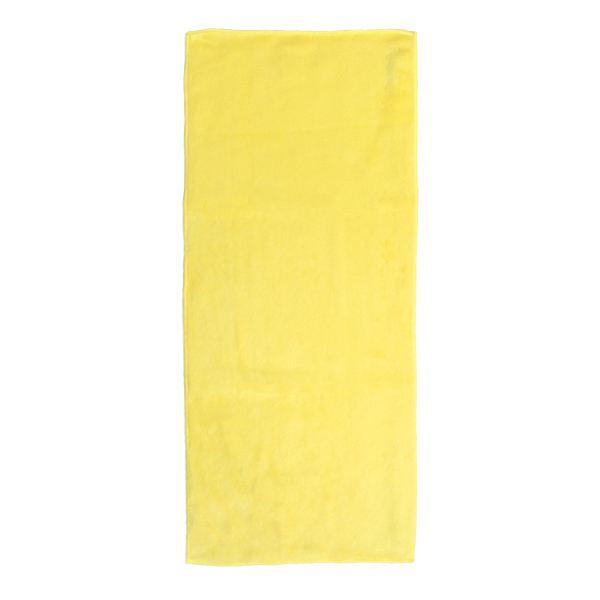 ふんわりフェイスタオル イエロー 34×78cm : 100円雑貨&日用品卸