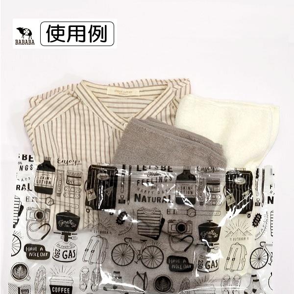 衣類圧縮袋 トラベル用 イラスト ｌｌサイズ ６０ ４５ｃｍ 2snp276 100円雑貨 日用品卸 Bababa 通販 Yahoo ショッピング