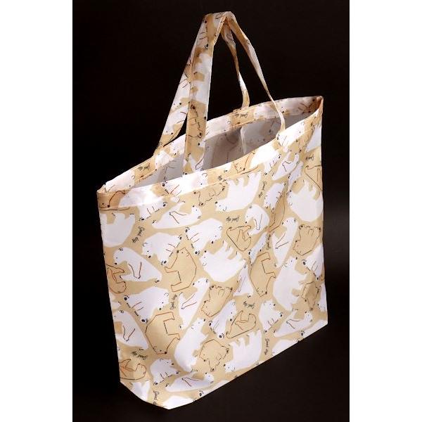 トートバッグ ヨコ アニマル 35×42×マチ11.5cm ［色柄指定不可］ : 100