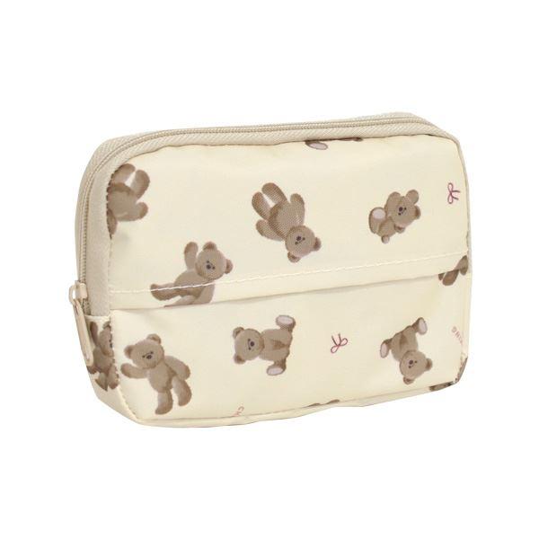 ポケティポーチ フラッフィーアニマル 9×13×マチ1.5cm ［色柄指定不可