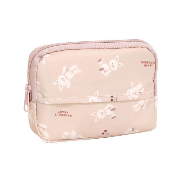 ポケティポーチ フラッフィーアニマル 9×13×マチ1.5cm ［色柄指定不可